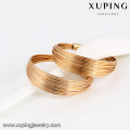 92786- Xuping New trendy gold chandelier round earrings